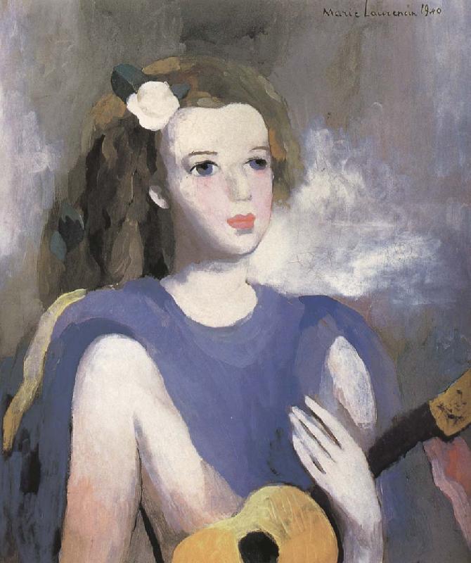 Marie Laurencin The Girl take t he guitar oil painting image